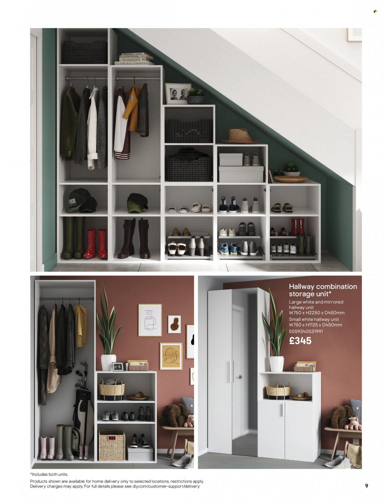 thumbnail - B&Q offer  - Sales products - storage box, wall unit. Page 9.