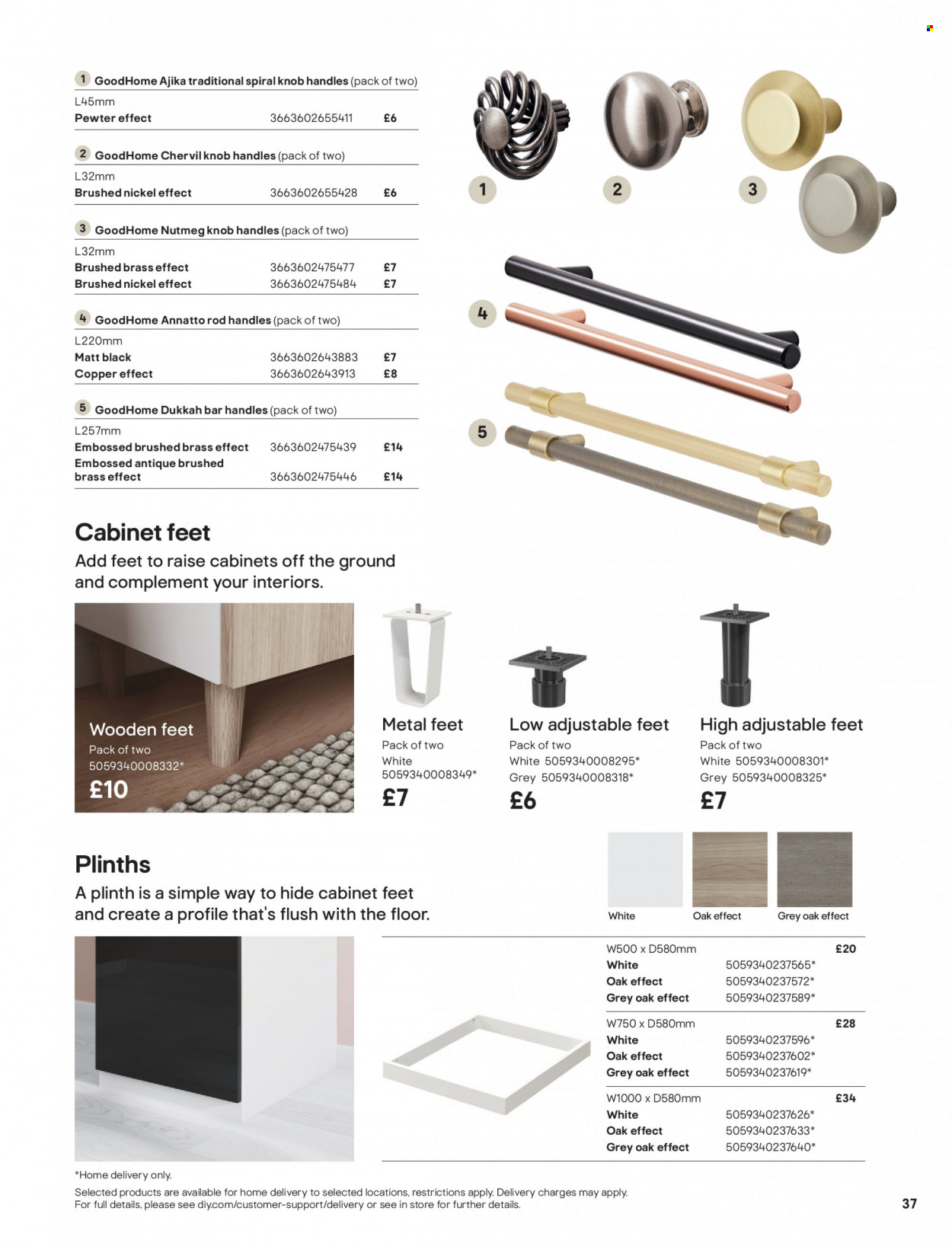 thumbnail - B&Q offer  - Sales products - cabinet. Page 37.