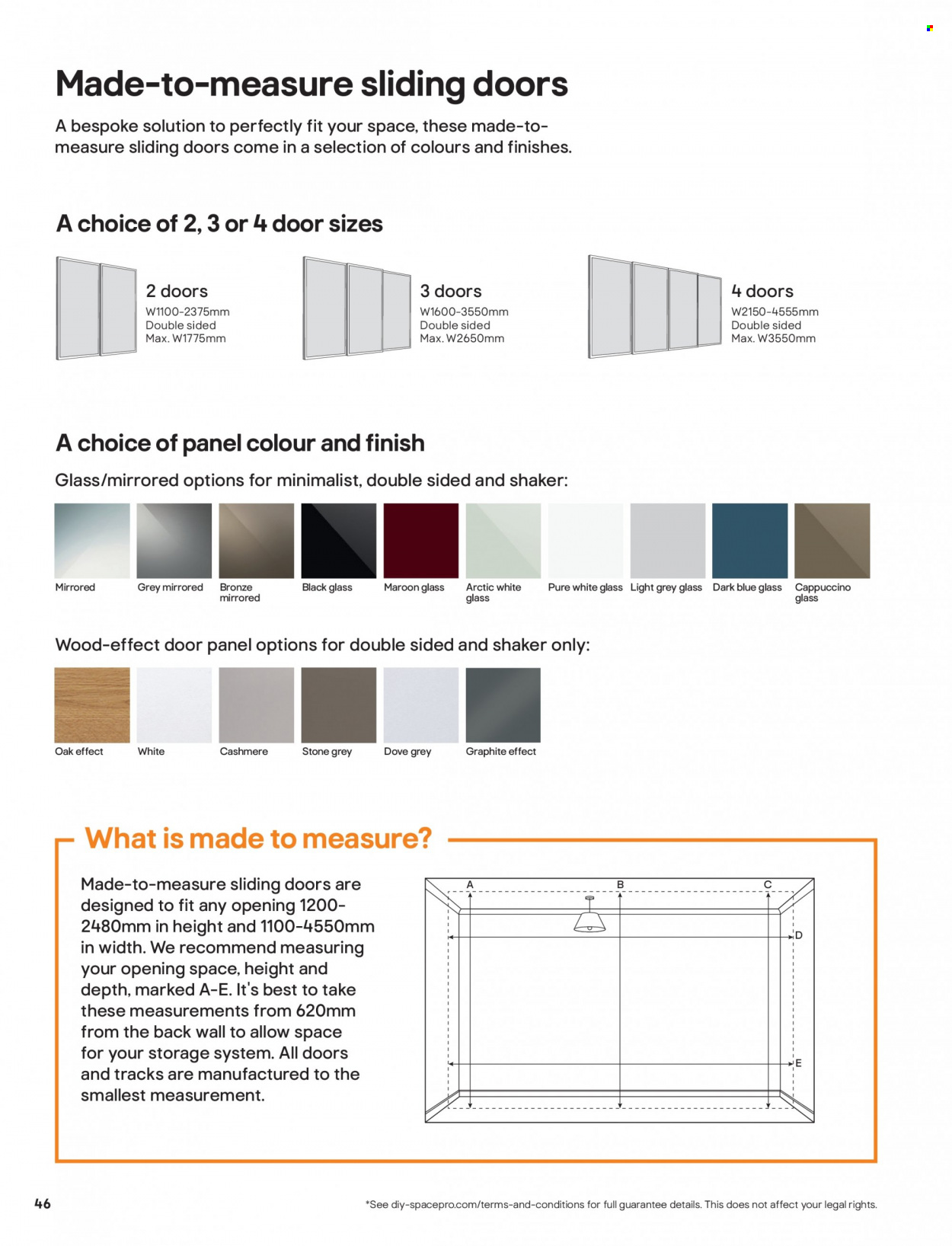 thumbnail - B&Q offer  - Sales products - sliding door. Page 46.