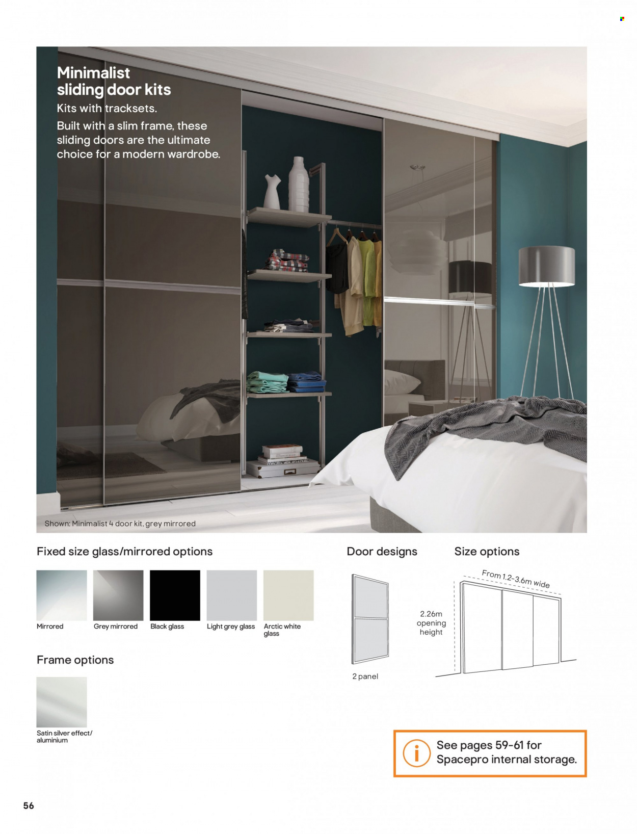 thumbnail - B&Q offer  - Sales products - wardrobe, sliding door. Page 56.