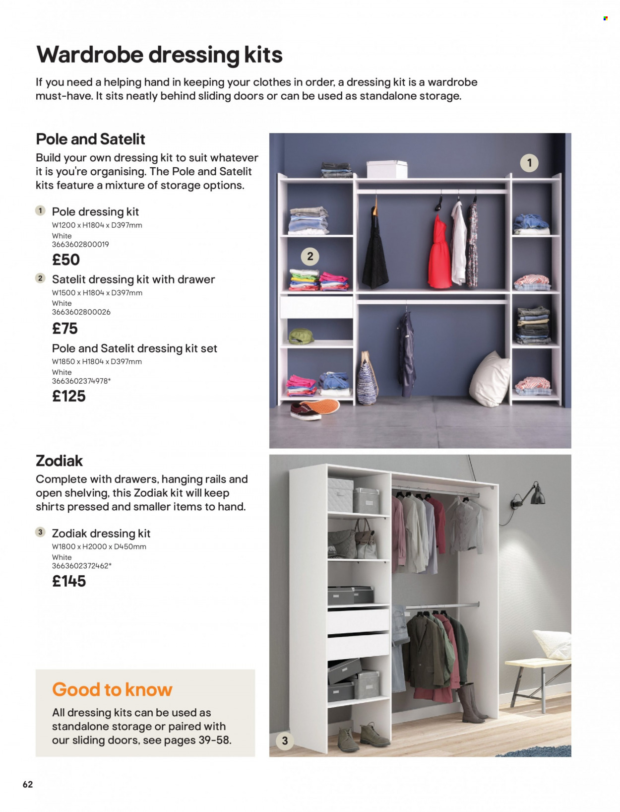 thumbnail - B&Q offer  - Sales products - wardrobe, sliding door. Page 62.