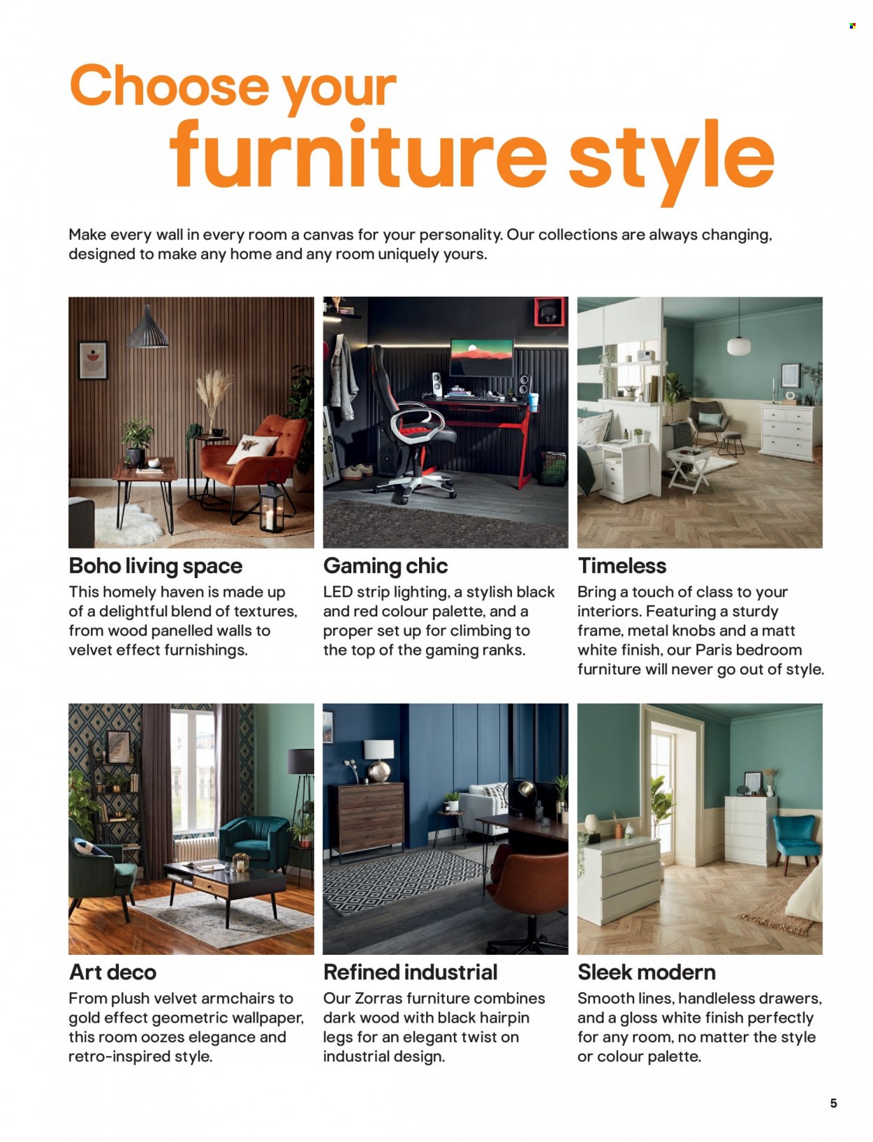 thumbnail - B&Q offer  - Sales products - arm chair. Page 5.