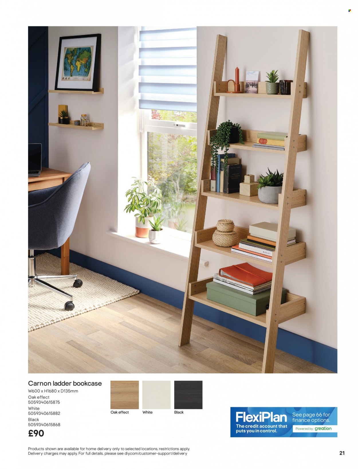 thumbnail - B&Q offer  - Sales products - bookcase. Page 21.