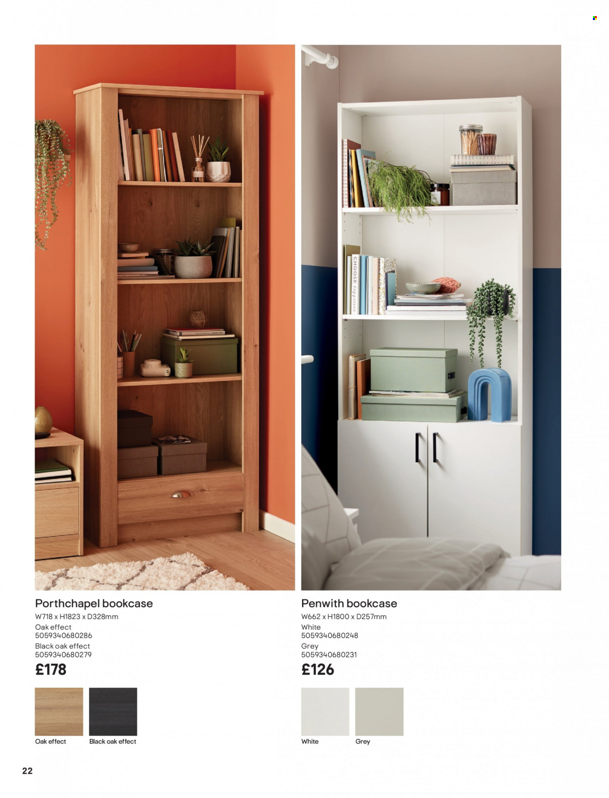 thumbnail - B&Q offer  - Sales products - bookcase. Page 22.