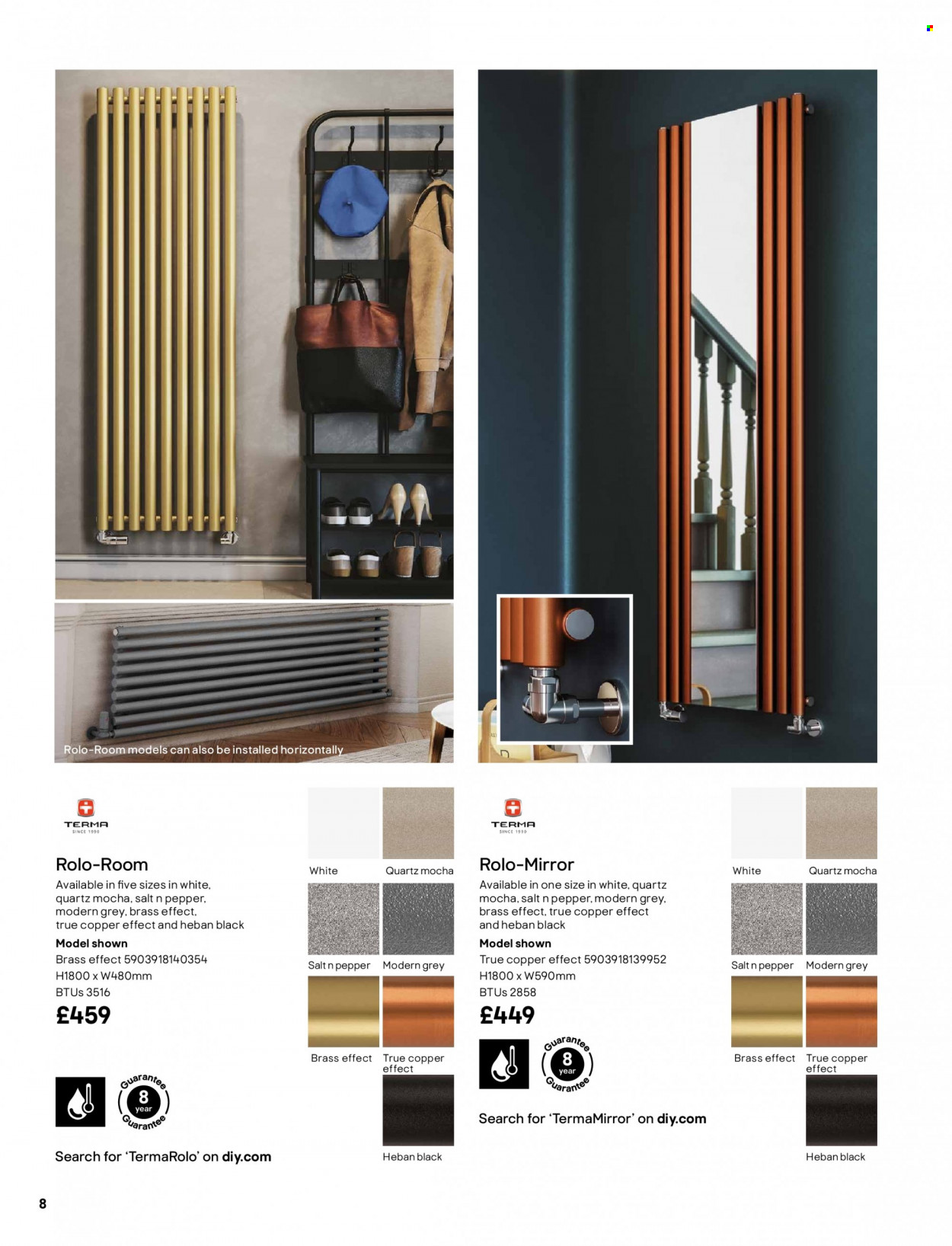thumbnail - B&Q offer  - Sales products - mirror. Page 8.