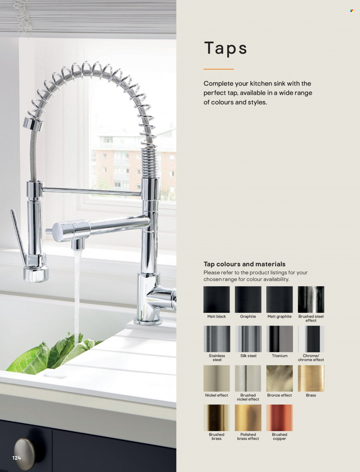 thumbnail - B&Q offer  - Sales products - sink. Page 124.