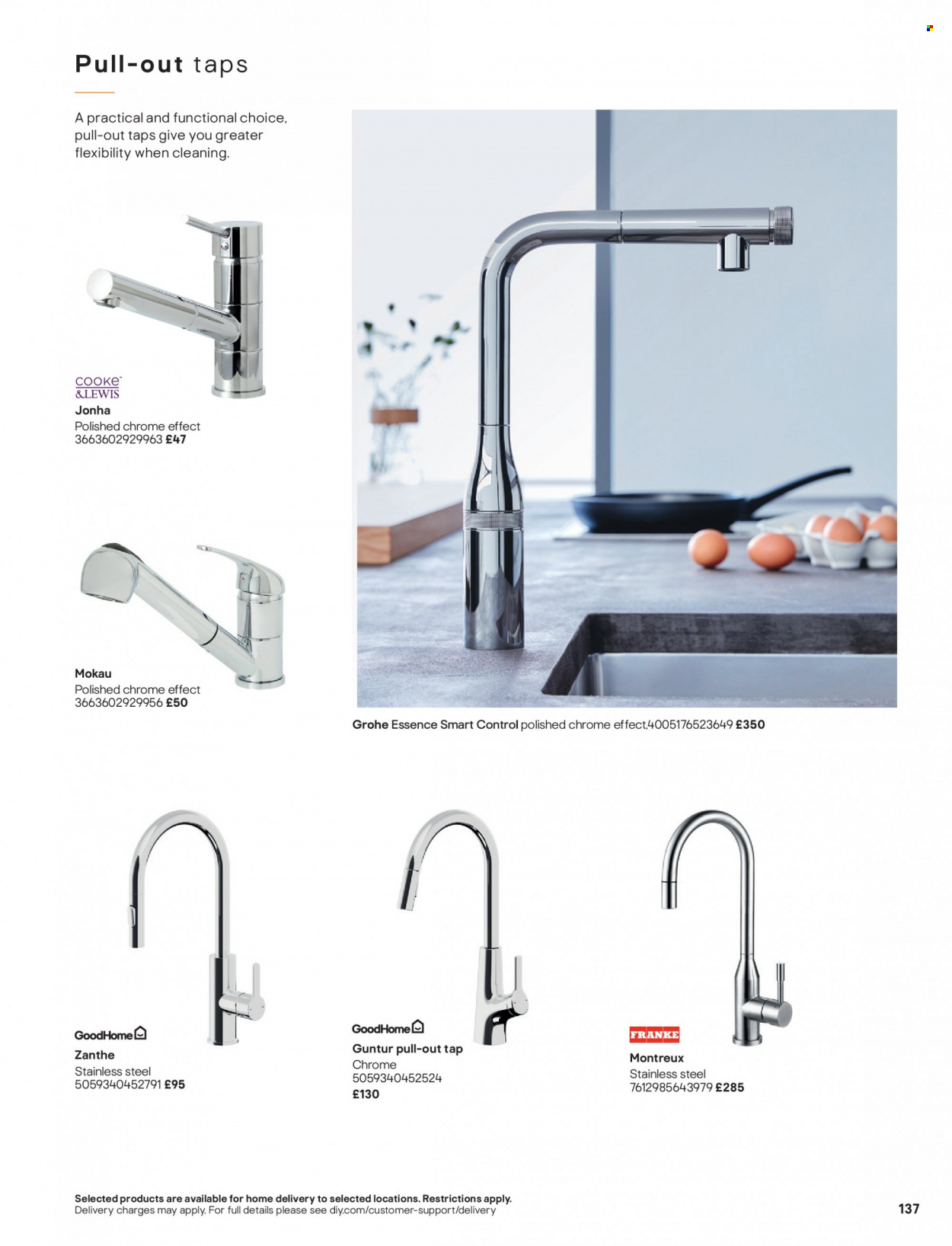 thumbnail - B&Q offer  - Sales products - Grohe. Page 137.