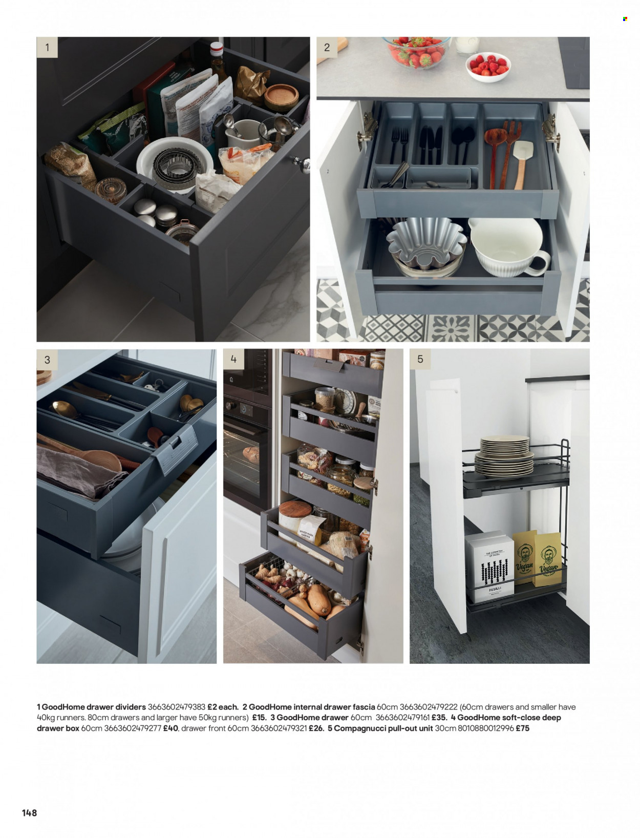 thumbnail - B&Q offer  - Sales products - drawer fronts. Page 148.
