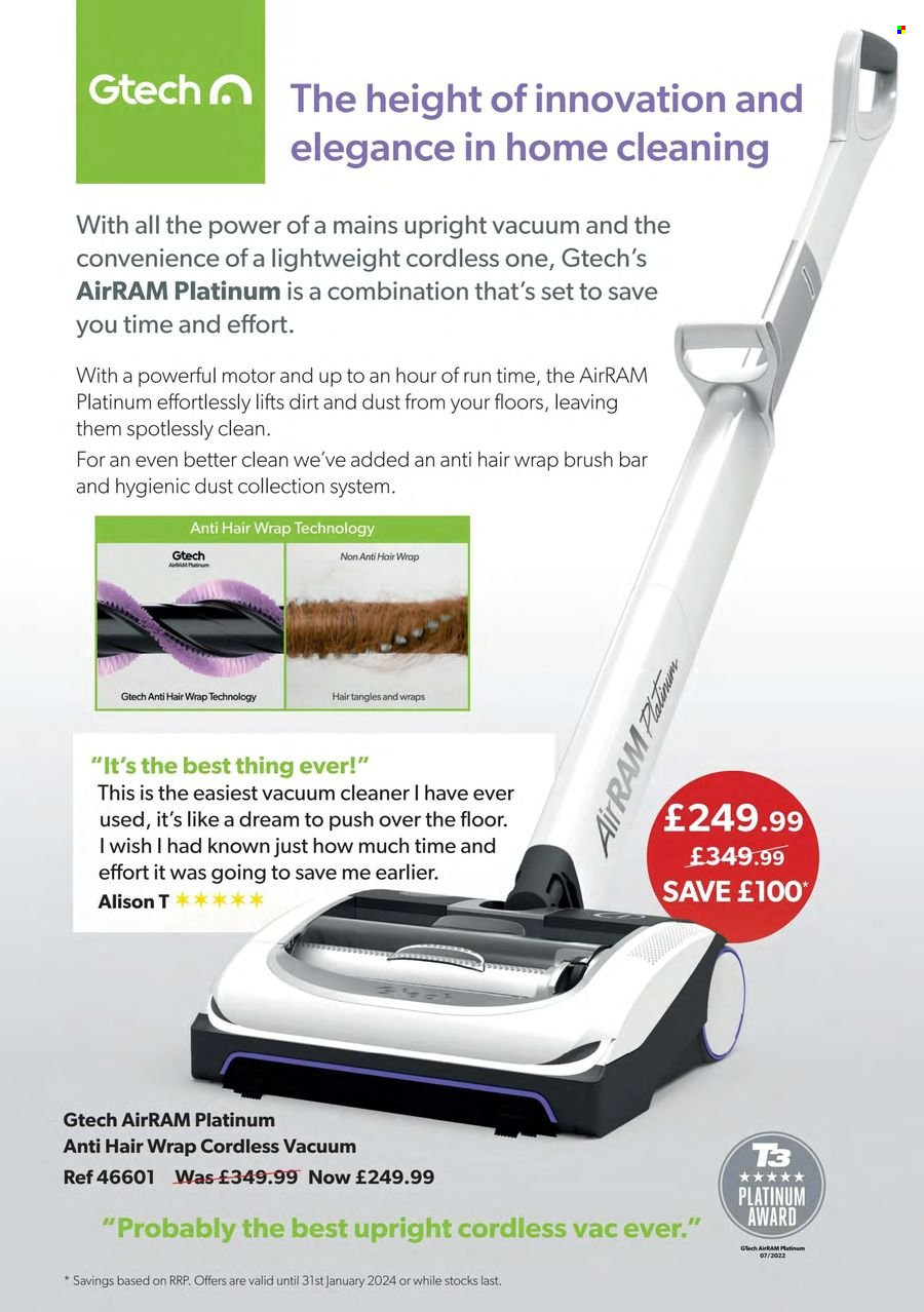 thumbnail - Lakeland offer  - Sales products - bars, hair turban, vacuum cleaner. Page 24.