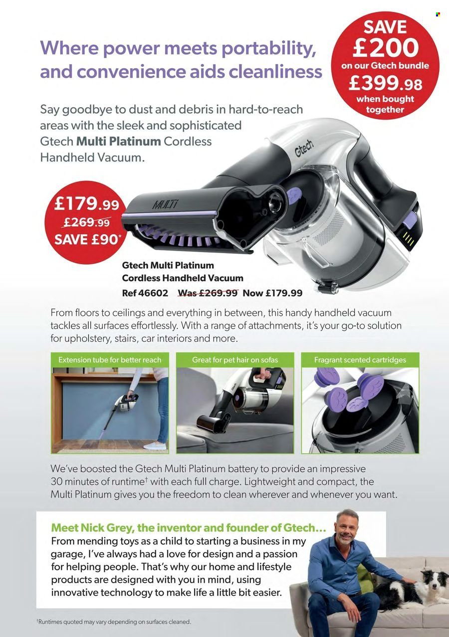 thumbnail - Lakeland offer  - Sales products - battery, handheld vacuum cleaner, toys. Page 25.