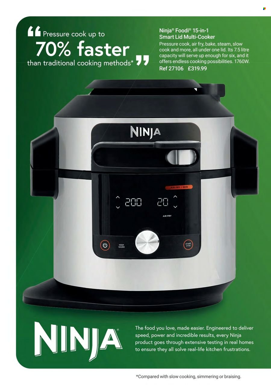 thumbnail - Lakeland offer  - Sales products - lid, multifunction cooker. Page 34.