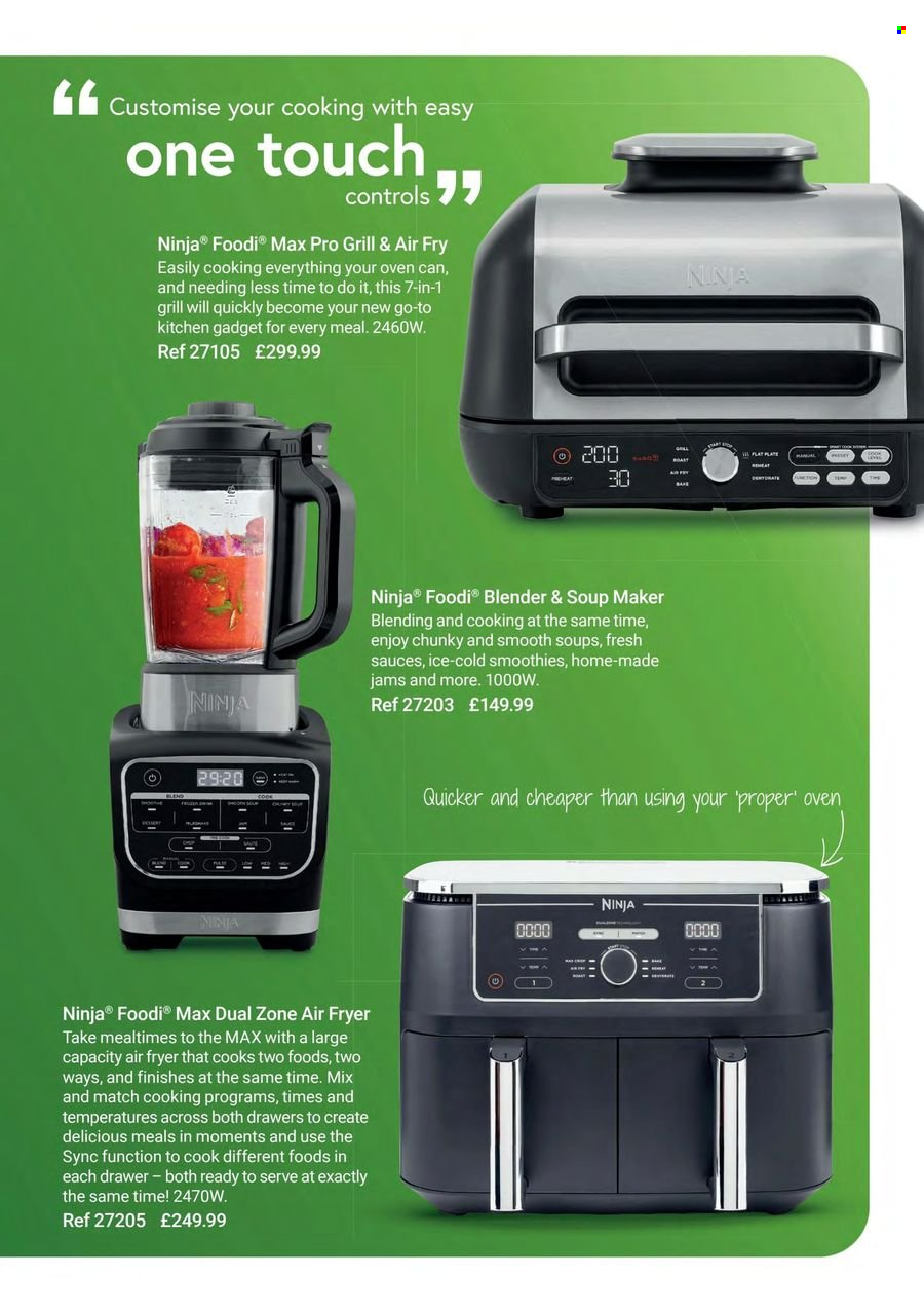thumbnail - Lakeland offer  - Sales products - blender, air fryer. Page 35.