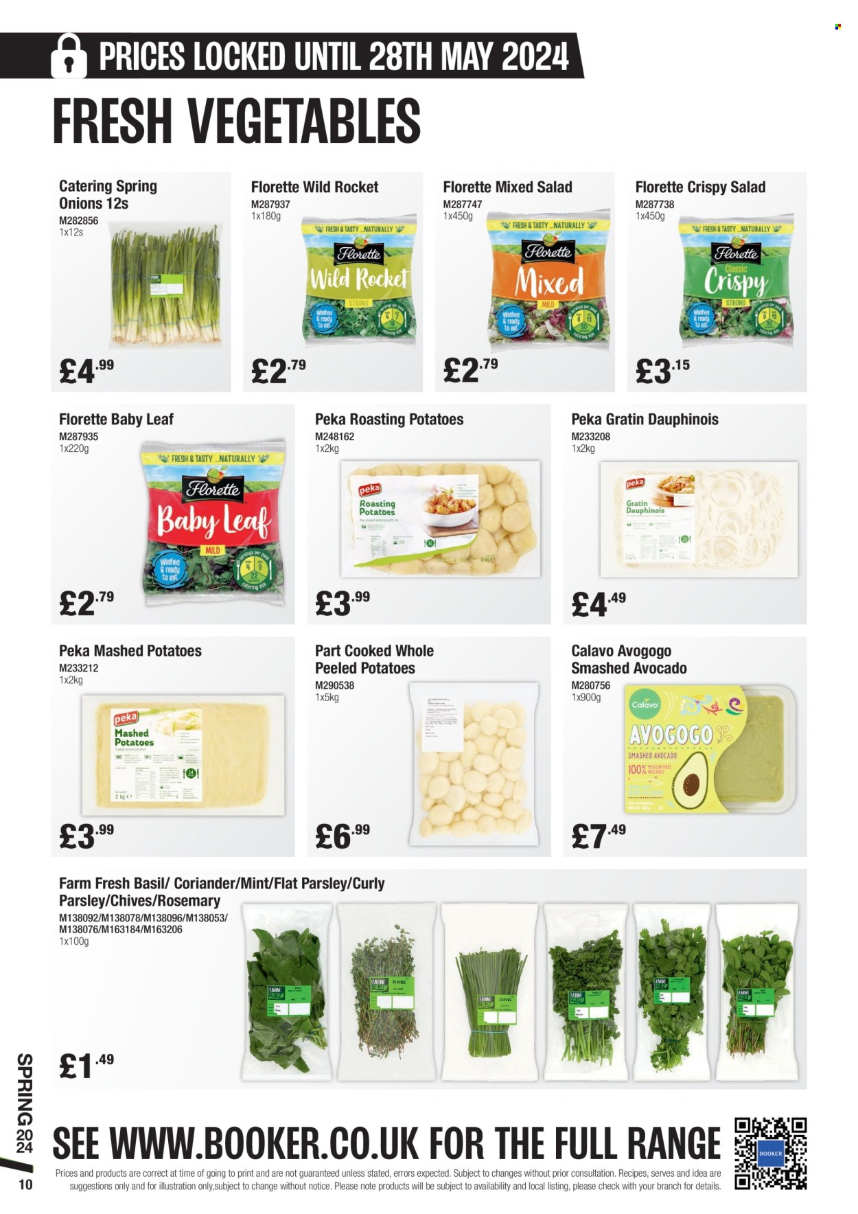 thumbnail - Makro offer  - 06/03/2024 - 28/05/2024 - Sales products - parsley, onion, green onion, chives, avocado, mashed potatoes, guacamole, rosemary, herbs, coriander, basil, mint. Page 10.