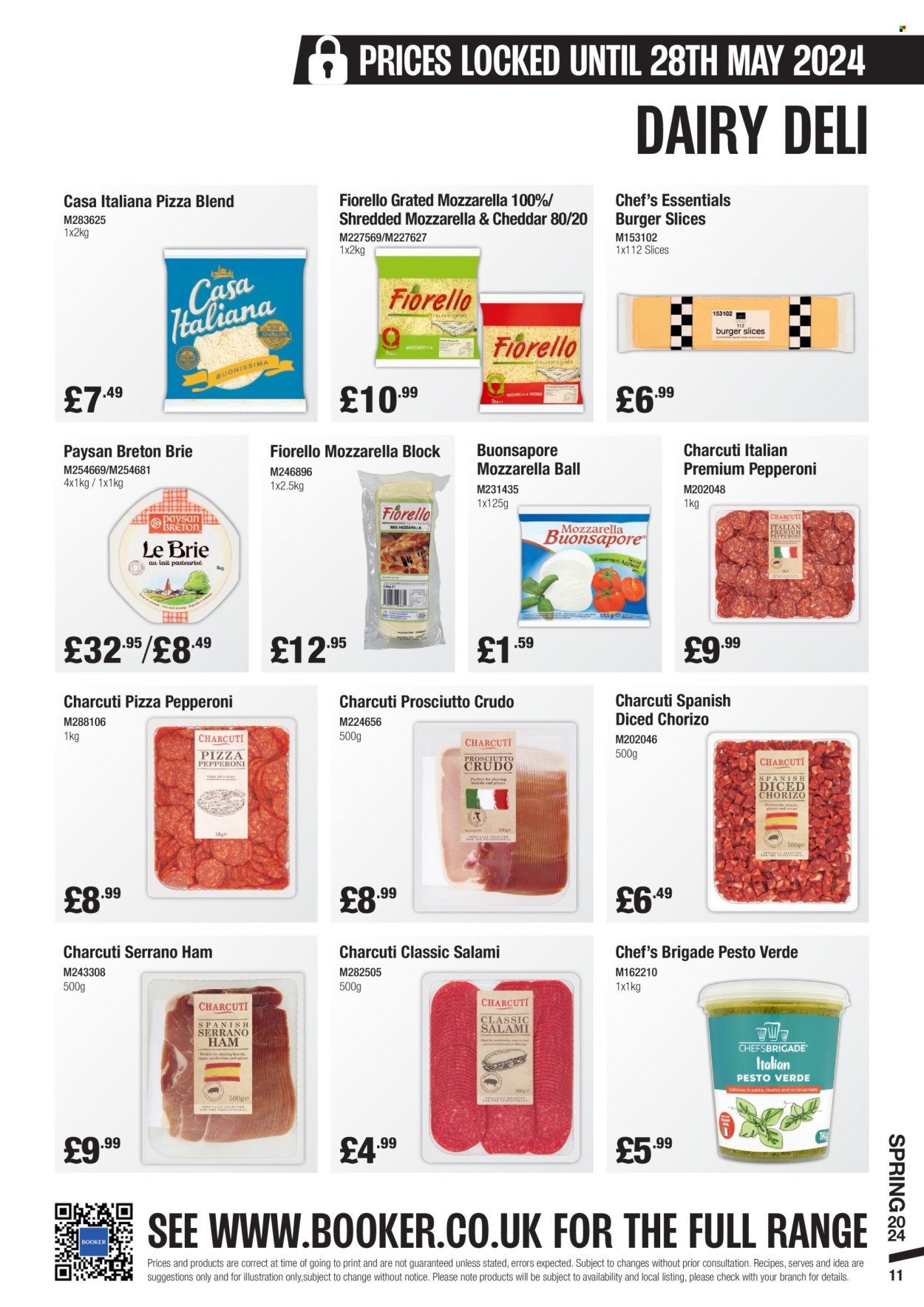 thumbnail - Makro offer  - 06/03/2024 - 28/05/2024 - Sales products - pizza, salami, chorizo, cheese, brie, pesto. Page 11.