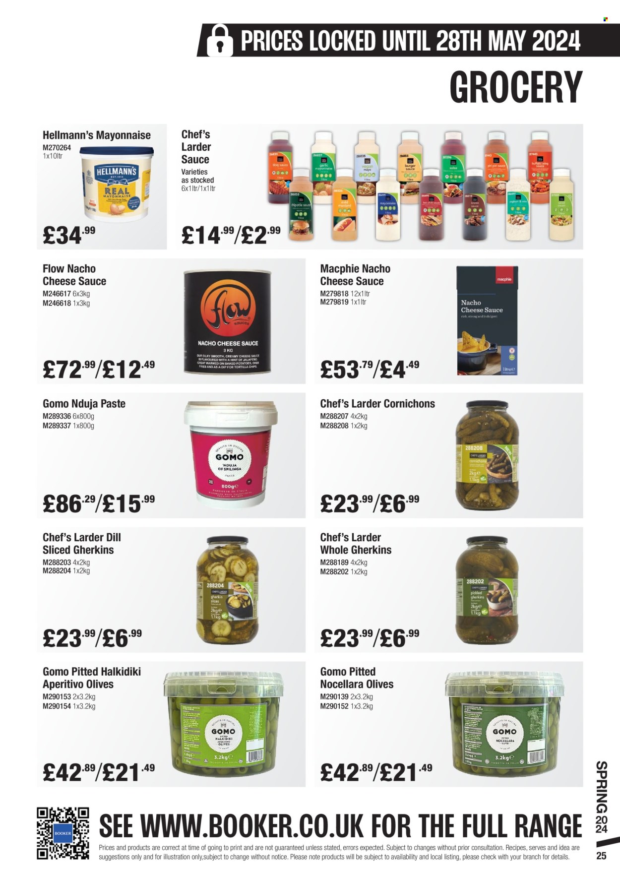 thumbnail - Makro offer  - 06/03/2024 - 28/05/2024 - Sales products - alcohol, sauce, mayonnaise, Hellmann’s, olives, pickled gherkins, cornichons, dill, aperitivo. Page 25.