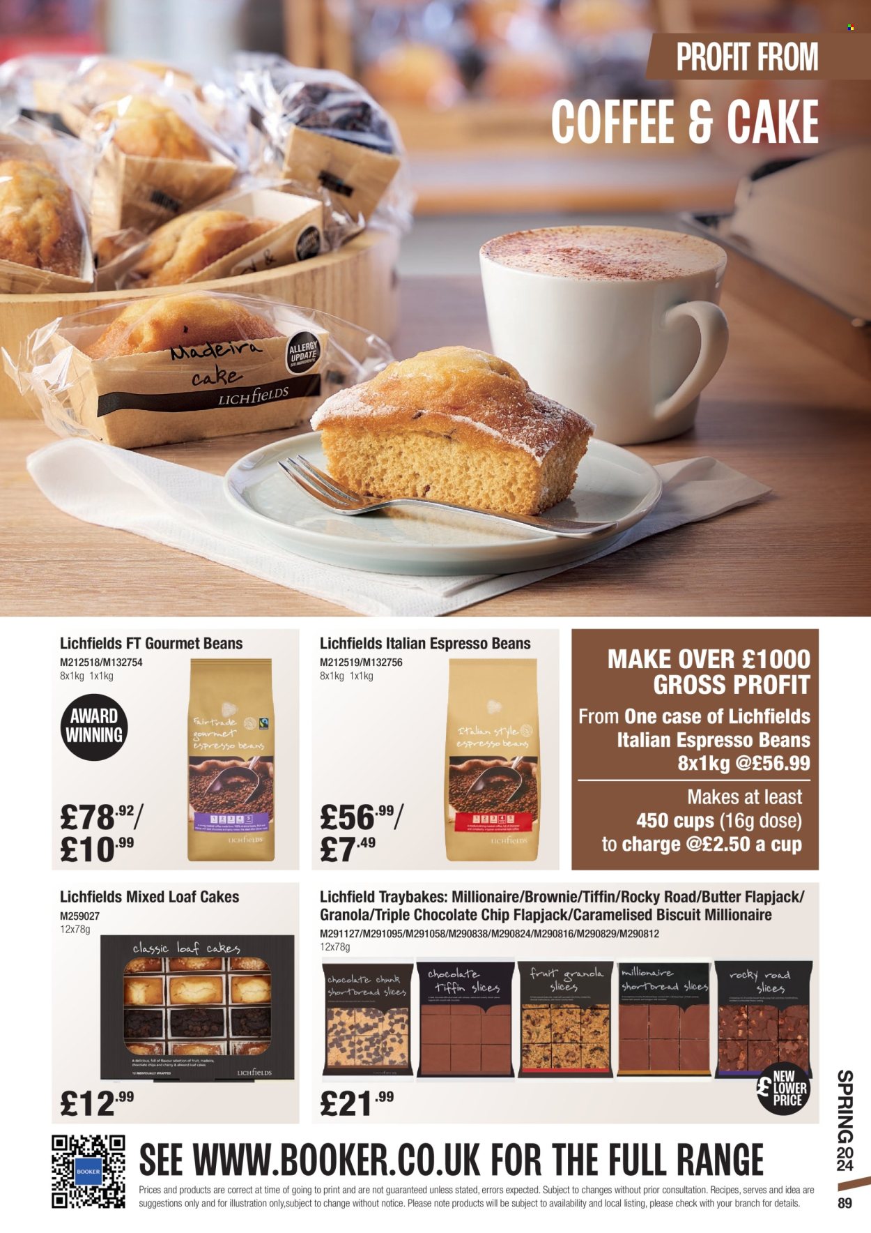 thumbnail - Makro offer  - 06/03/2024 - 28/05/2024 - Sales products - cake, brownies, loaf cake, butter, biscuit, granola. Page 89.