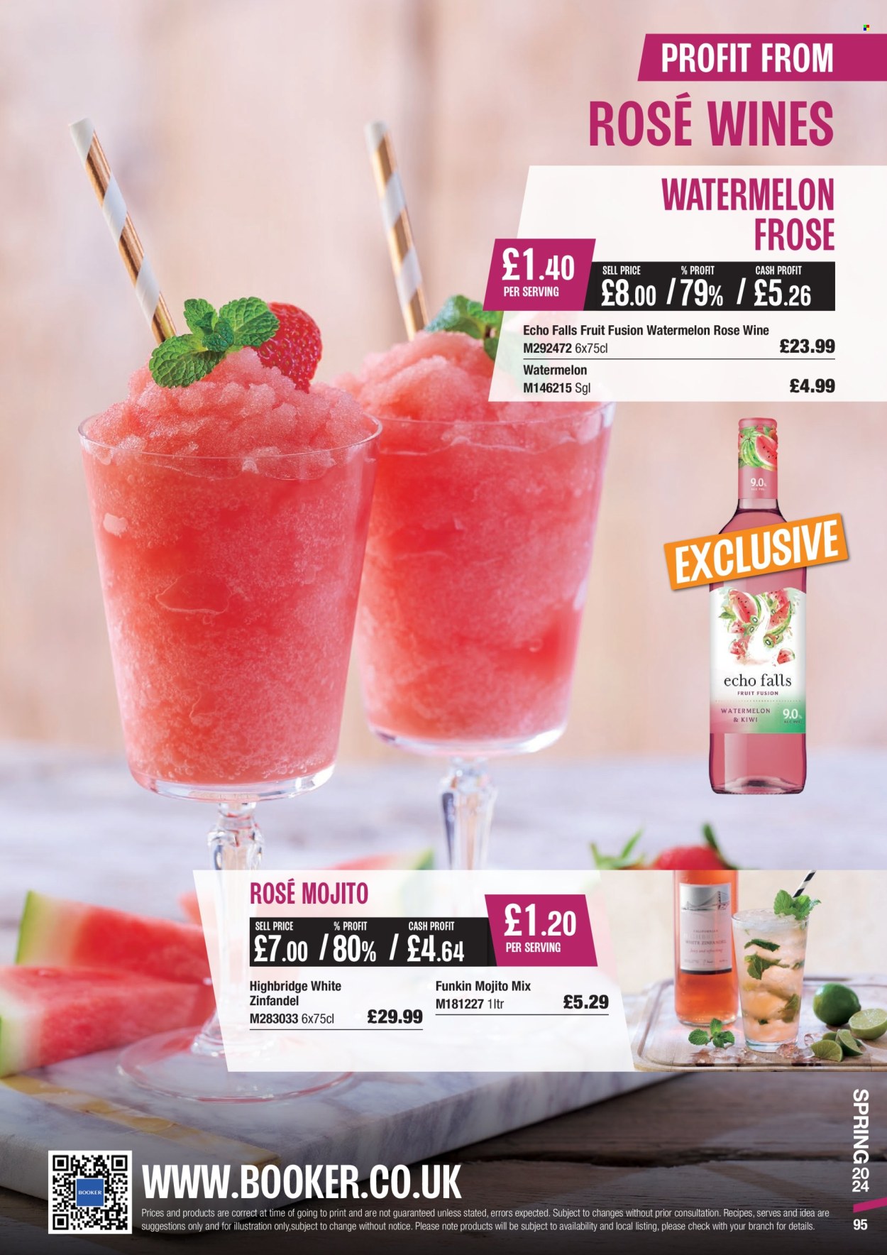 thumbnail - Makro offer  - 06/03/2024 - 28/05/2024 - Sales products - alcohol, watermelon, cocktail, red wine, wine, rosé wine, mojito. Page 95.