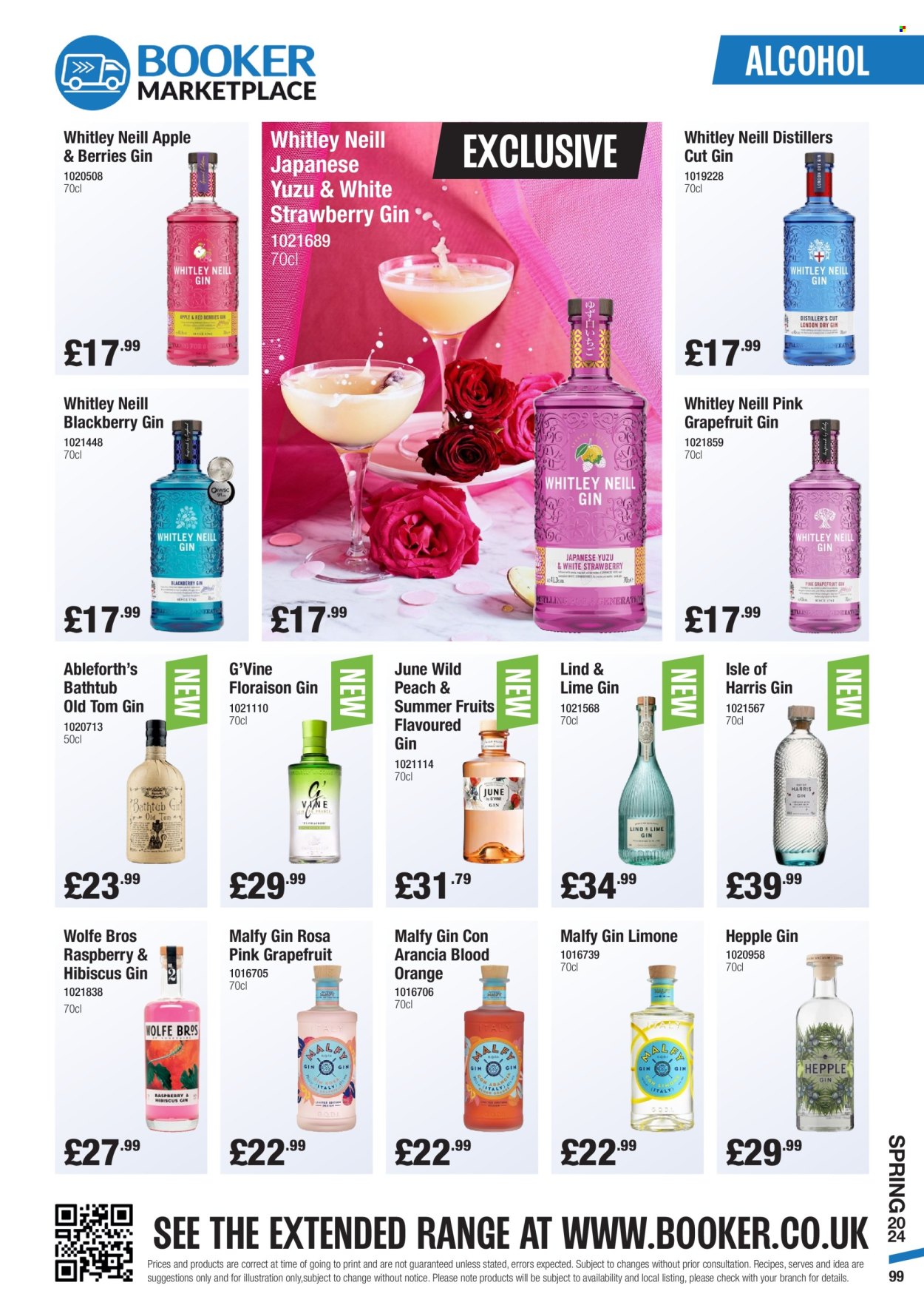 thumbnail - Makro offer  - 06/03/2024 - 28/05/2024 - Sales products - alcohol, grapefruits, Harris, gin. Page 99.