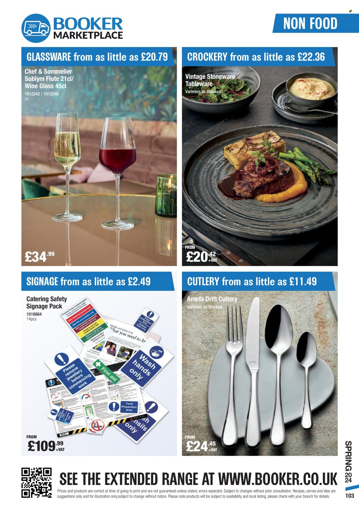 thumbnail - Makro offer  - 06/03/2024 - 28/05/2024 - Sales products - glassware set, tableware, wine glass, stoneware. Page 103.