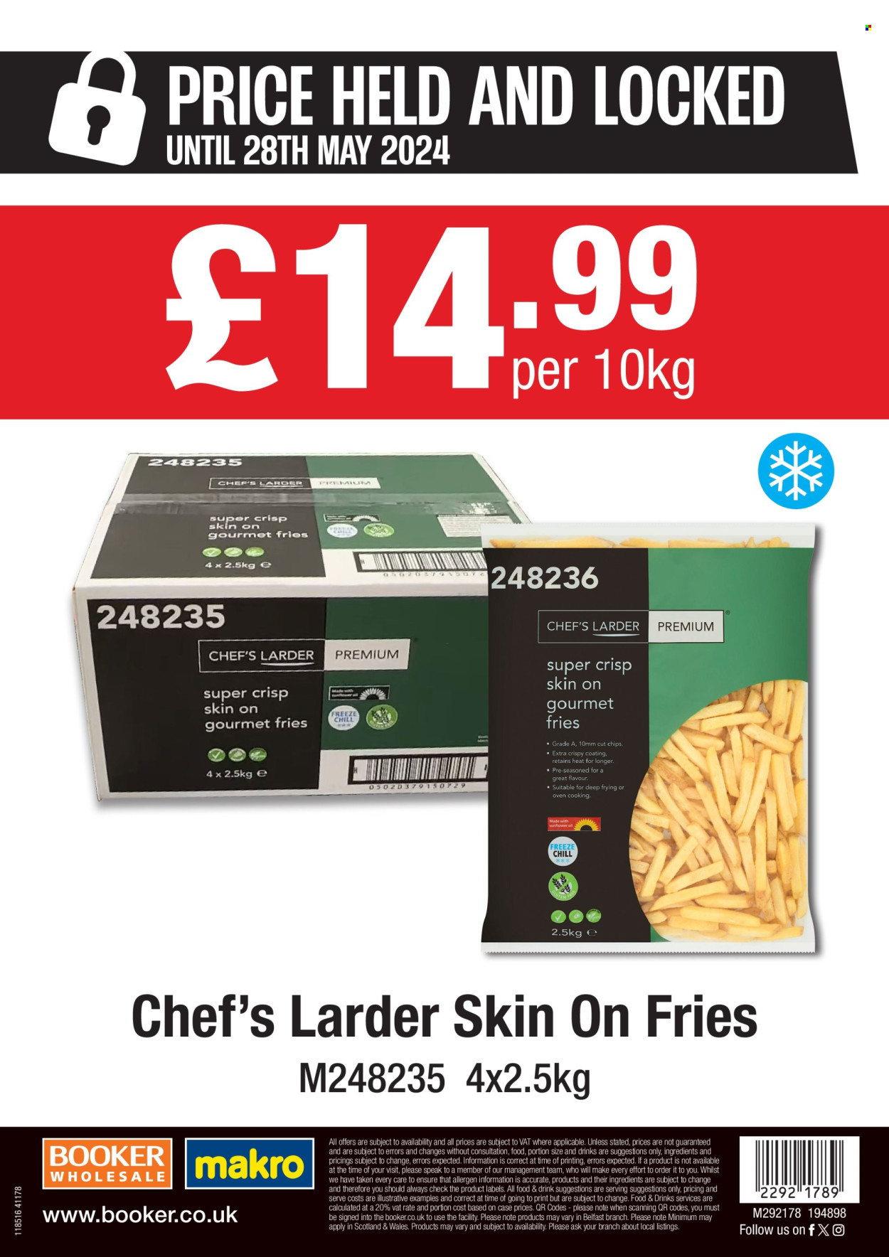 thumbnail - Makro offer  - 06/03/2024 - 28/05/2024 - Sales products - potato fries, label, nutritional supplement. Page 104.