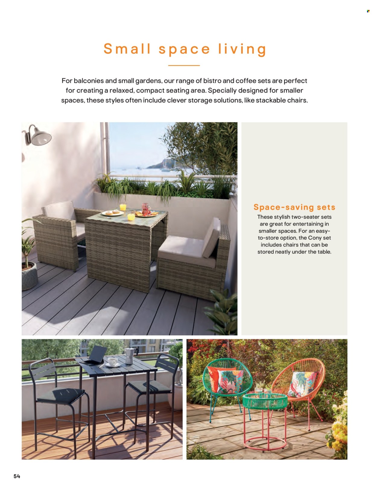 thumbnail - B&Q offer  - Sales products - chair. Page 54.