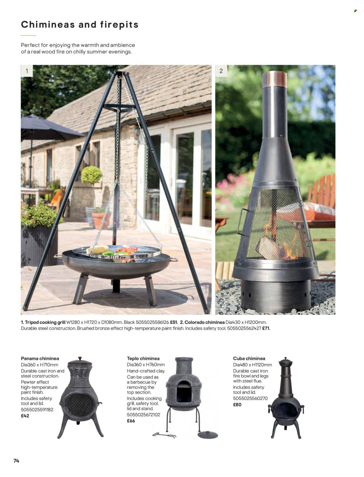 thumbnail - B&Q offer  - Sales products - top section. Page 74.