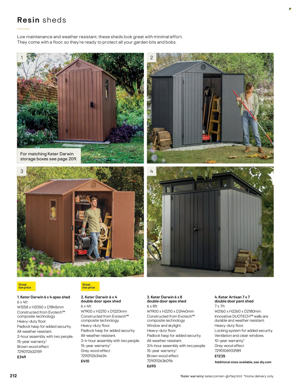 thumbnail - B&Q offer  - Sales products - storage box. Page 212.