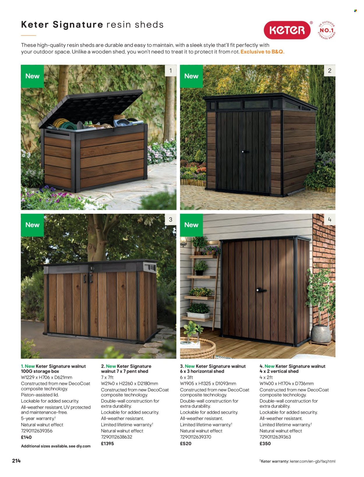 thumbnail - B&Q offer  - Sales products - storage box. Page 214.