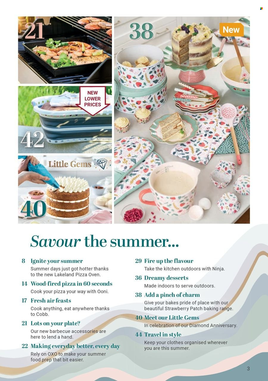 thumbnail - Lakeland offer  - Sales products - dessert, Celebration, plate. Page 3.