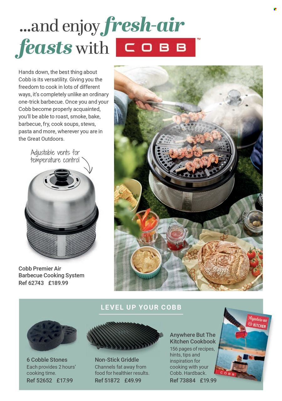 thumbnail - Lakeland offer  - Sales products - pan, hardback, cookbook. Page 17.