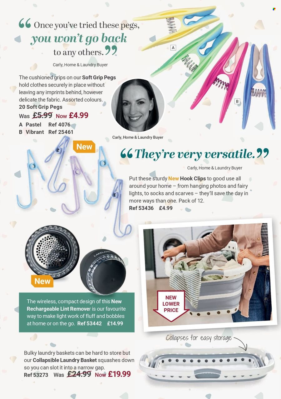 thumbnail - Lakeland offer  - Sales products - hook, laundry basket. Page 41.