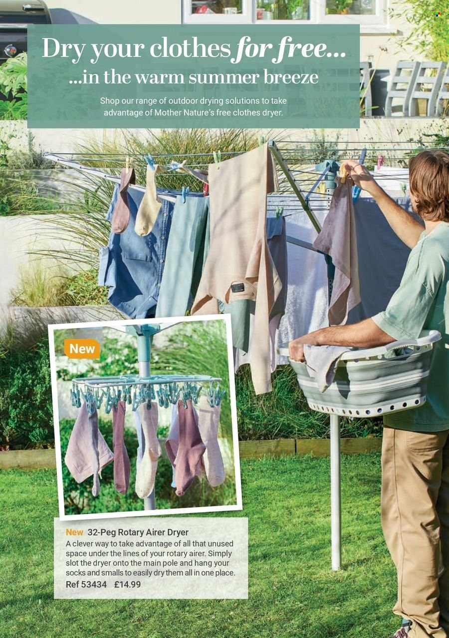 thumbnail - Lakeland offer  - Sales products - airer, clothes dryer. Page 42.