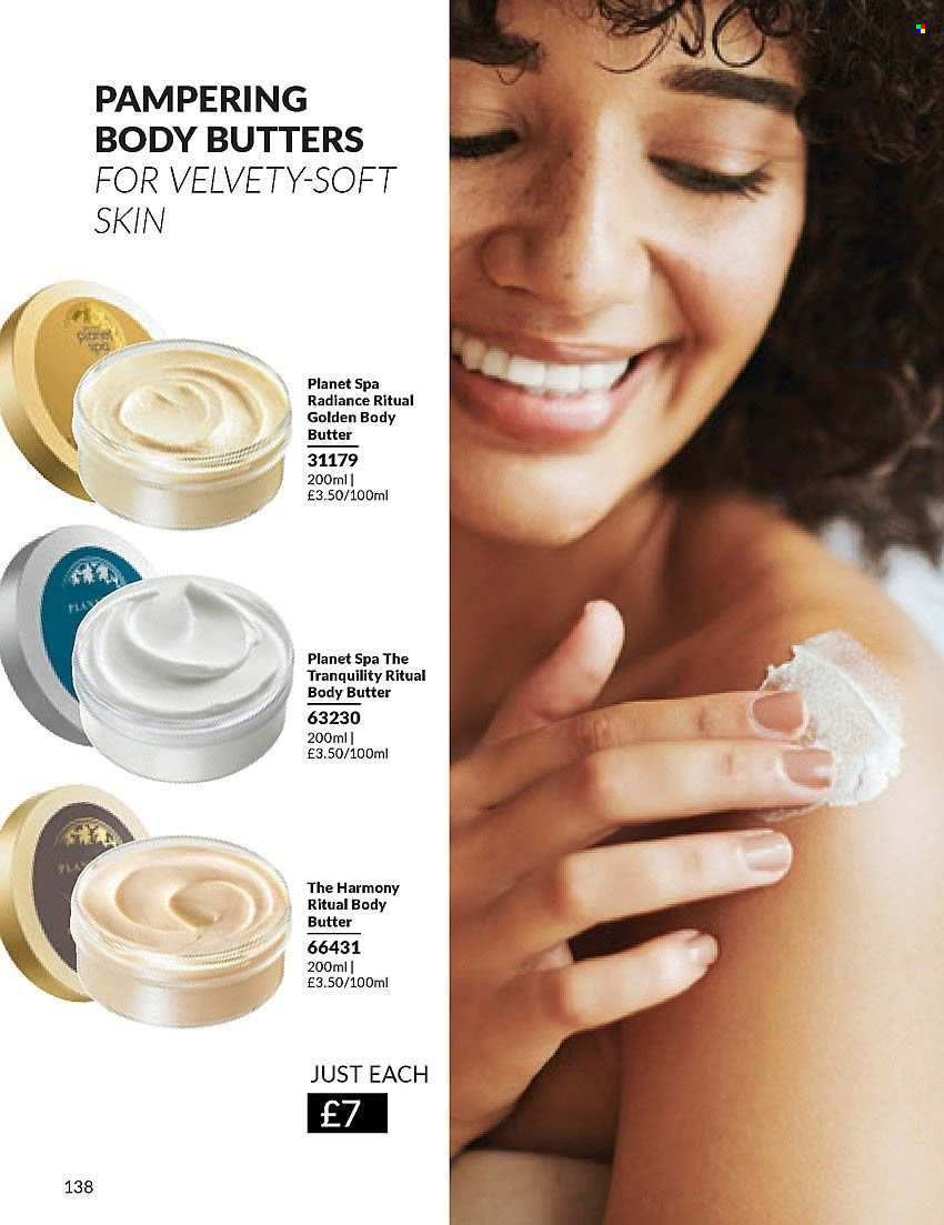 thumbnail - Avon offer  - 01/04/2024 - 30/04/2024 - Sales products - Planet Spa, body butter. Page 138.
