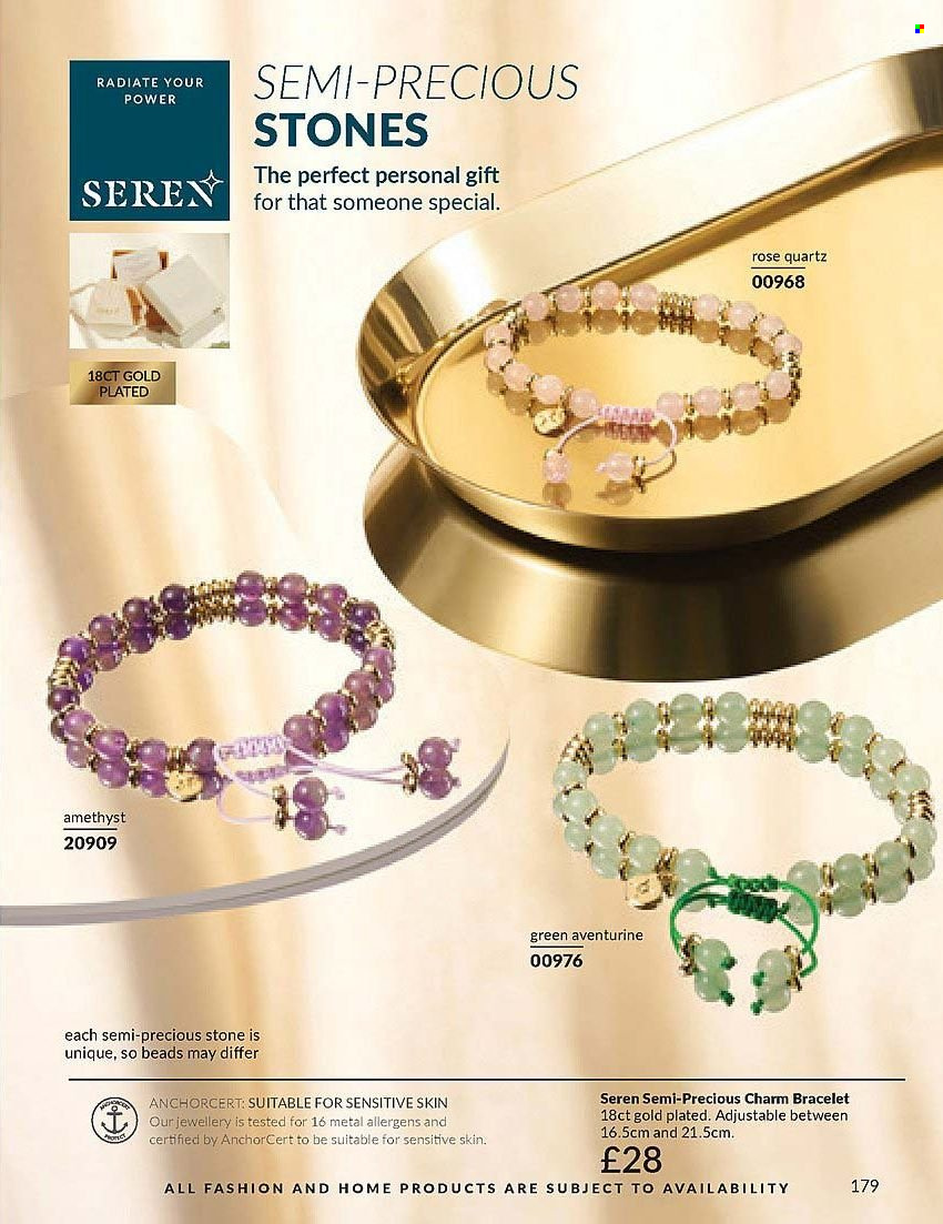 thumbnail - Avon offer  - 01/04/2024 - 30/04/2024 - Sales products - bracelet, jewelry. Page 179.