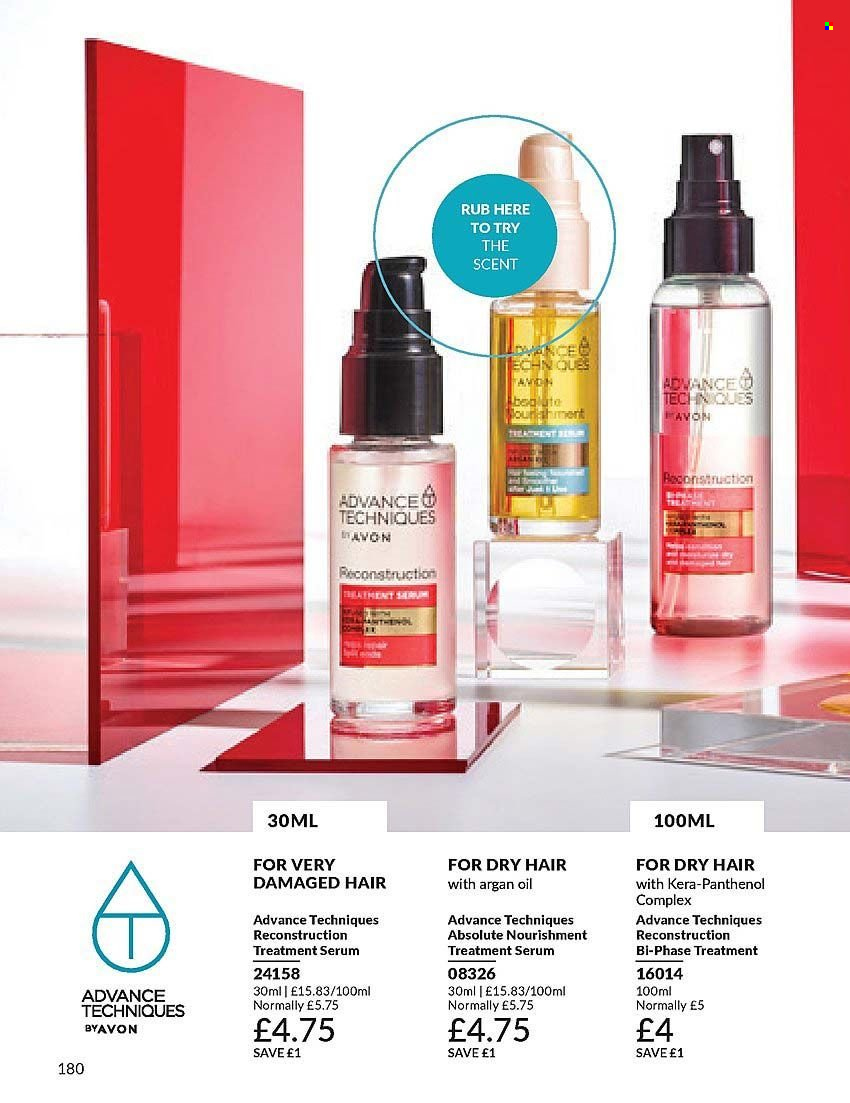 thumbnail - Avon offer  - 01/04/2024 - 30/04/2024 - Sales products - Avon, serum, Absolute. Page 180.