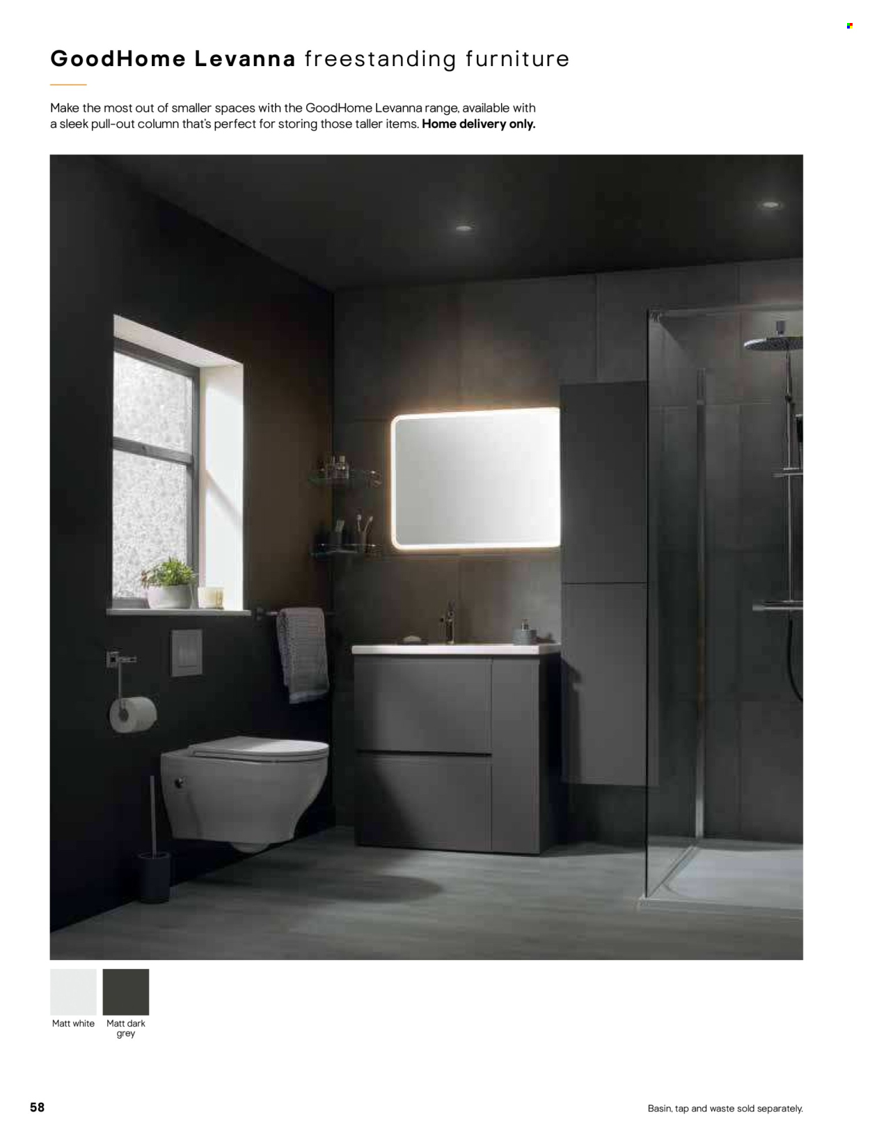 thumbnail - B&Q offer  - Sales products - vanity. Page 58.