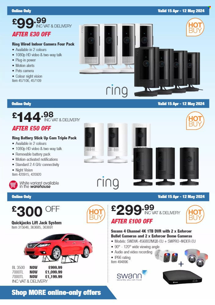thumbnail - Costco offer  - 15/04/2024 - 12/05/2024 - Sales products - plug, camera. Page 30.