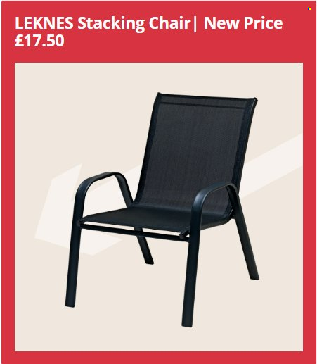 thumbnail - JYSK offer  - Sales products - chair, folding chair. Page 1.