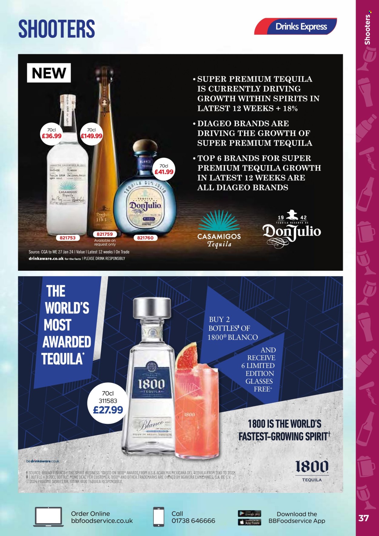 thumbnail - Bestway offer  - 26/04/2024 - 20/06/2024 - Sales products - tequila, spirit. Page 37.