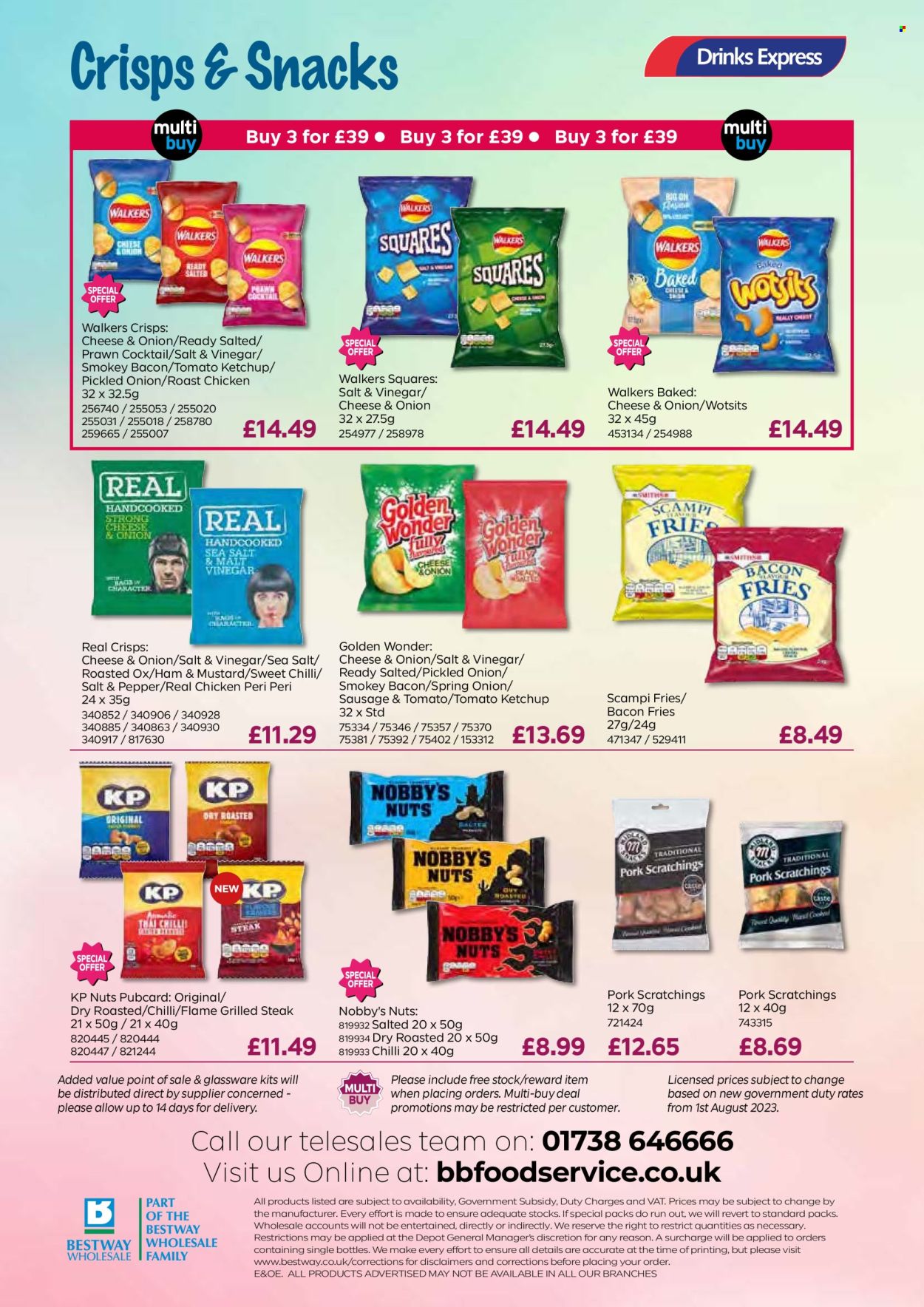thumbnail - Bestway offer  - 26/04/2024 - 20/06/2024 - Sales products - green onion, steak, roast, prawns, chicken roast, snack, sausage, potato fries, crisps, ketchup, glassware set, nutritional supplement. Page 48.