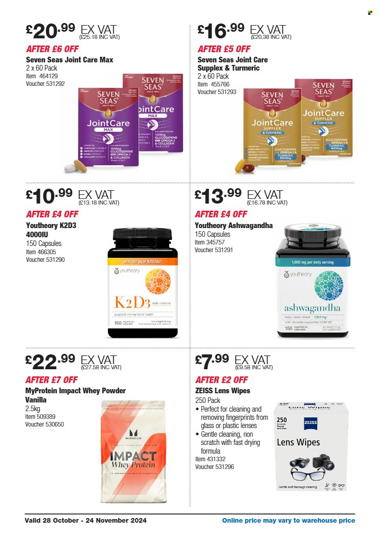 Costco offer - 28/10/2024 - 24/11/2024. Page 20