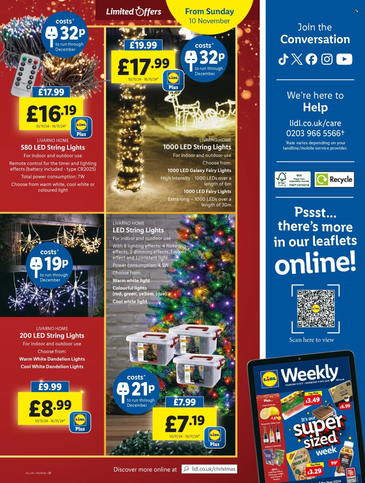 Lidl offer - 07/11/2024 - 13/11/2024. Page 1