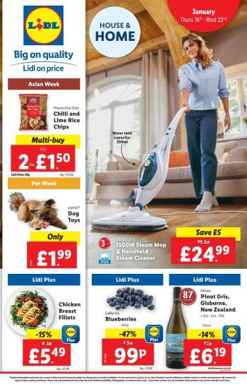 Lidl offer  - 16/01/2025 - 22/01/2025.