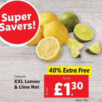 Oaklands XXL Lemon & Lime Net