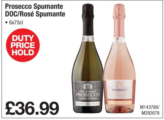 Prosecco Spumante DOC/Rosé Spumante