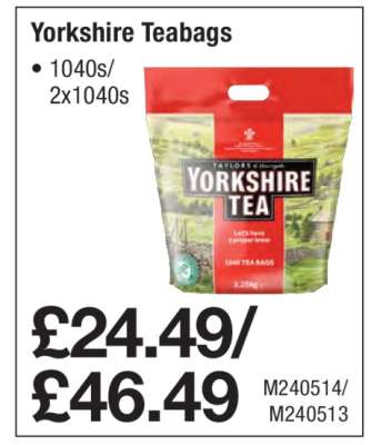 Yorkshire Teabags