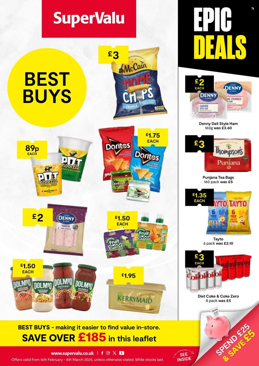 SuperValu offer - 16/02/2025 - 08/03/2025. Page 1