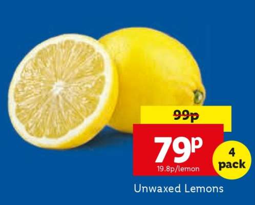 Unwaxed Lemons