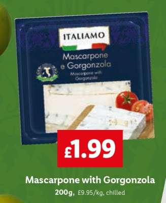 Mascarpone with Gorgonzola