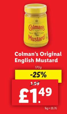 Colman's Original English Mustard